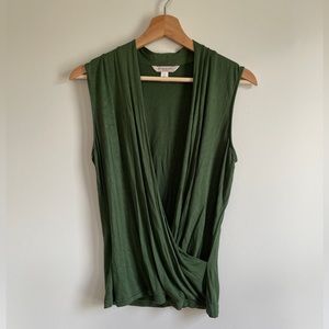 Banana Republic Medium Threadsoft Surplice V Neck Stretch Comfy Tank